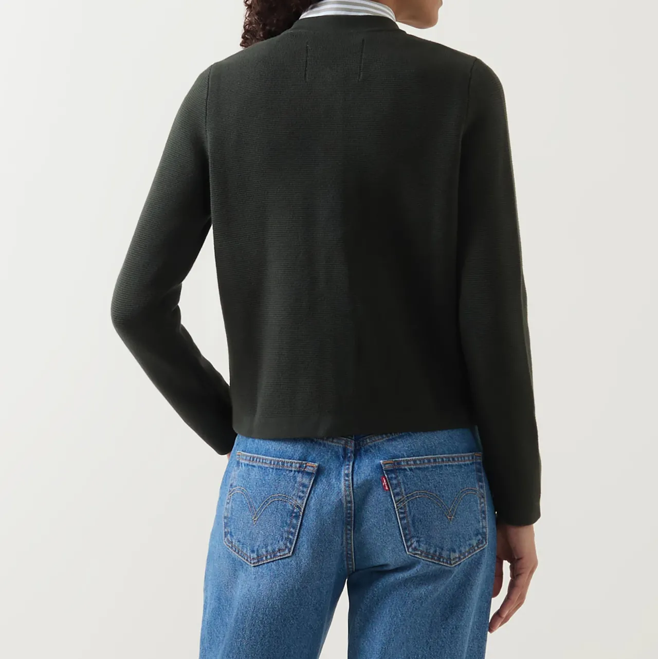 Hot Contrast Knit Cardigan Women Sweaters & Cardigans