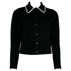 Best Contrast Trim Cardigan Women Sweaters & Cardigans