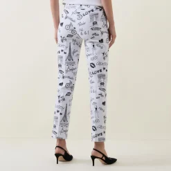 Hot Conversational Slim Cropped Trousers Women Trousers & Shorts