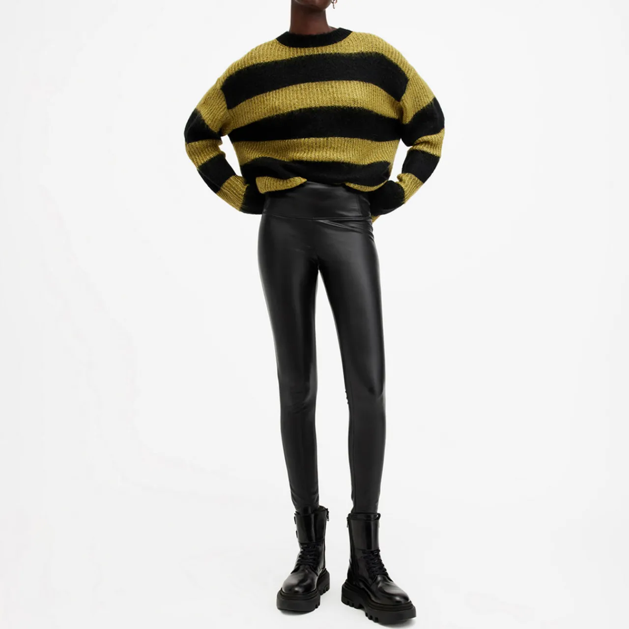 New Cora Faux-Leather Leggings Women Trousers & Shorts