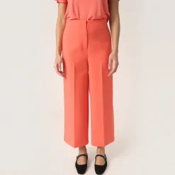 New Corinne High-Rise Cropped Wide Leg Trousers Women Trousers & Shorts
