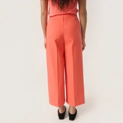 New Corinne High-Rise Cropped Wide Leg Trousers Women Trousers & Shorts
