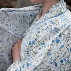 Sale Cornflower Kimono Women Sleepwear