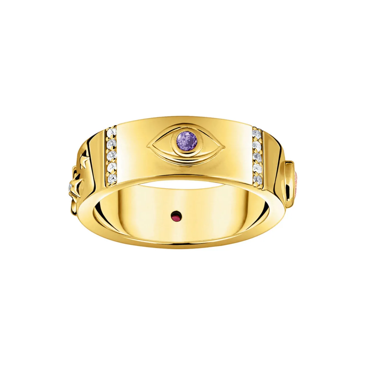 Outlet Cosmic Motif Band Ring Women Rings