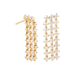 New Cosmic Star Statement Drop Earrings Women Earrings