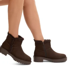 Outlet Cosy Faux Fur Ankle Boots Women Boots