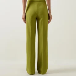 New Crepe-Knit Wide Leg Trousers Women Trousers & Shorts