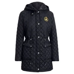 Online Crest Logo Quilted Jacket Women Coats & Jackets