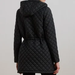 Online Crest Logo Quilted Jacket Women Coats & Jackets