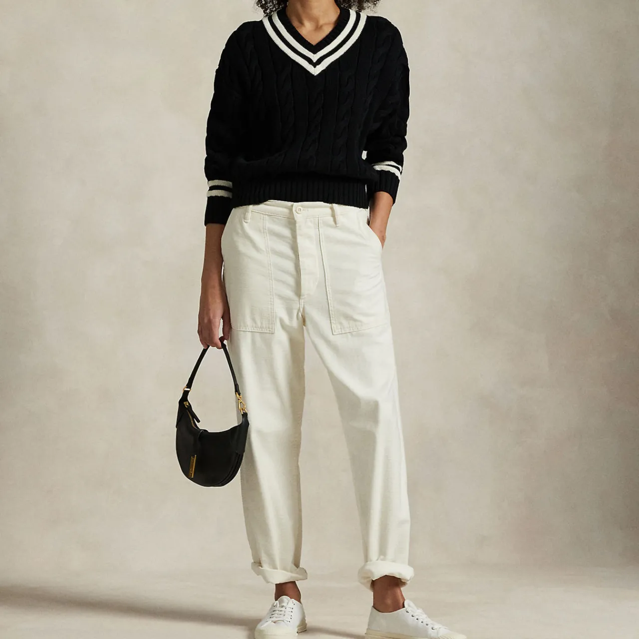 Online Cricket Cable Knit Sweater Women Sweaters & Cardigans