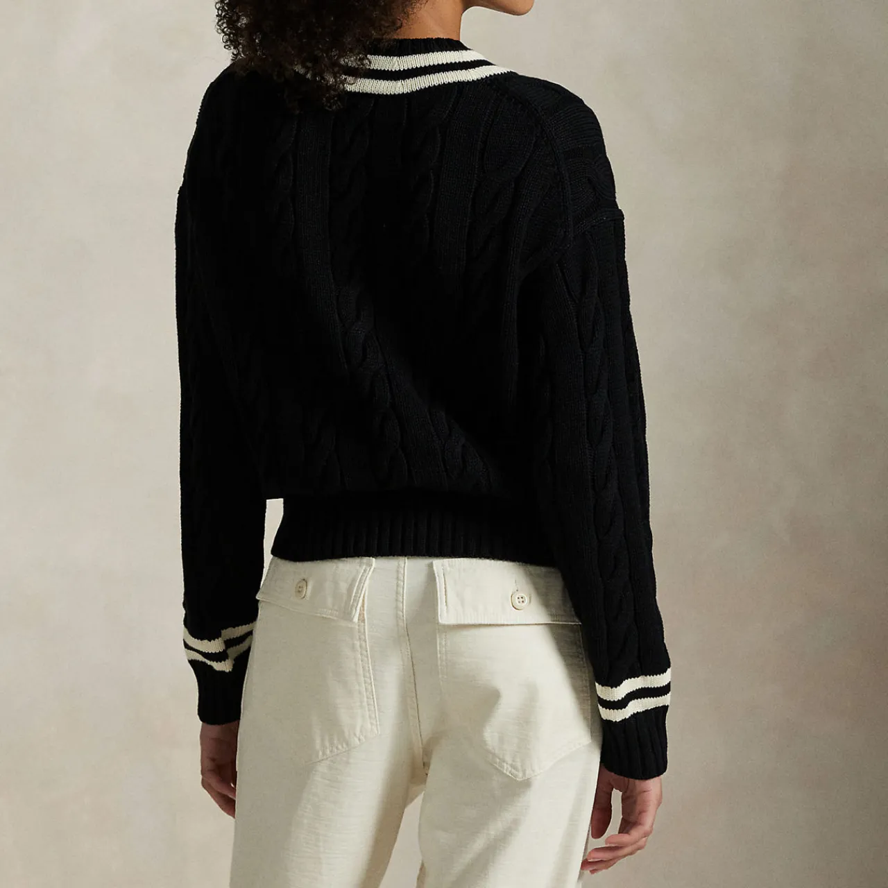 Online Cricket Cable Knit Sweater Women Sweaters & Cardigans