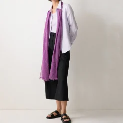 Hot Crinkle Woven Scarf Women Scarves