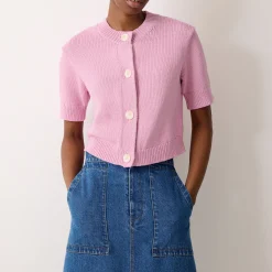 Hot Cropped Knit Cardigan Women Sweaters & Cardigans