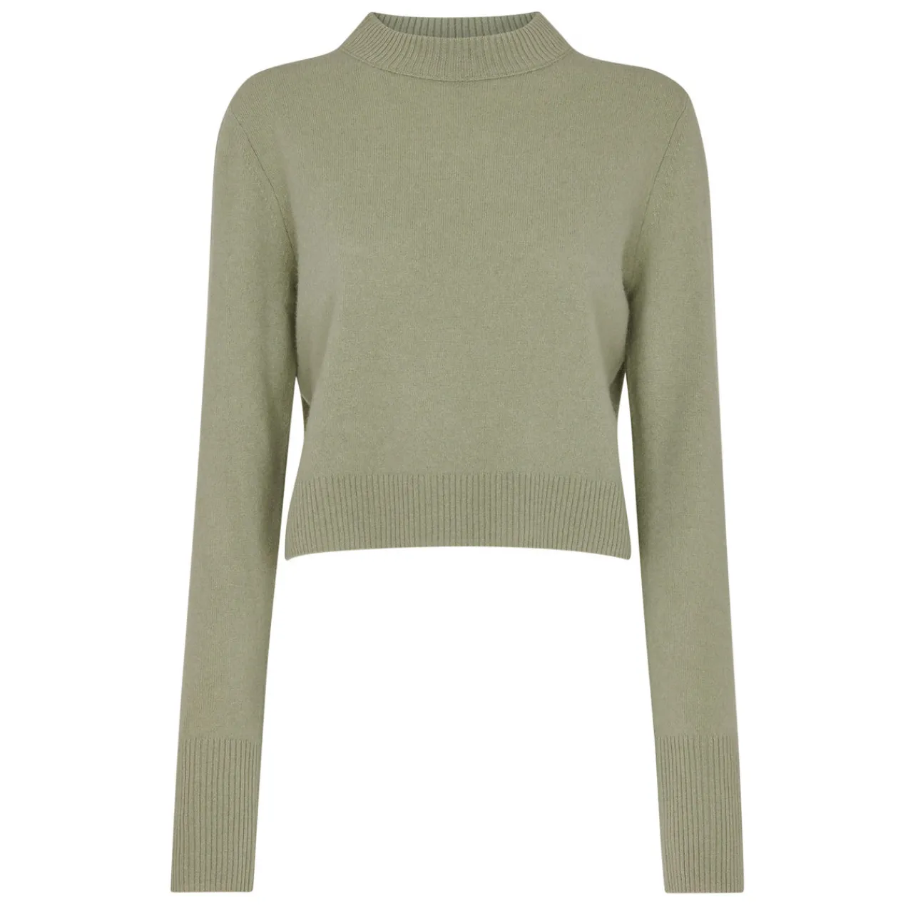 Discount Cropped Knitted Sweater Women Sweaters & Cardigans