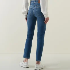 Hot Cropped Slim Jeans Women Denim