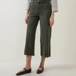 Clearance Cropped Wide Leg Jeans Women Denim