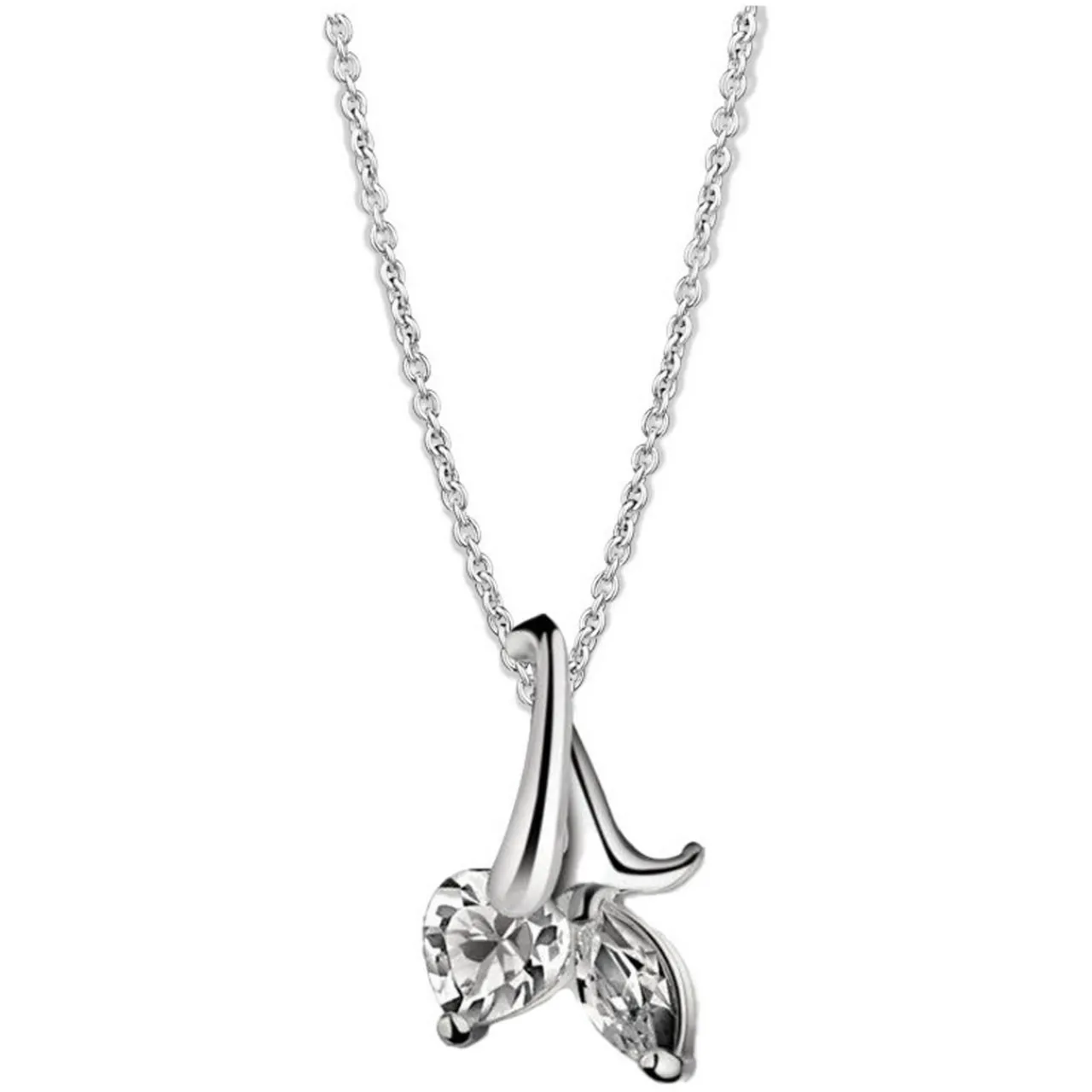 Hot Crystal Leaf Pendant Necklace Women Necklaces