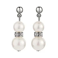 Sale Crystal Pearl Drop Earrings Women Earrings
