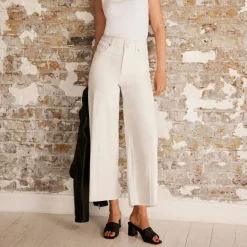 Online Culotte Cropped Jeans Women Denim