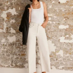 Online Culotte Cropped Jeans Women Denim