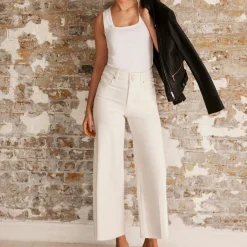 Online Culotte Cropped Jeans Women Denim