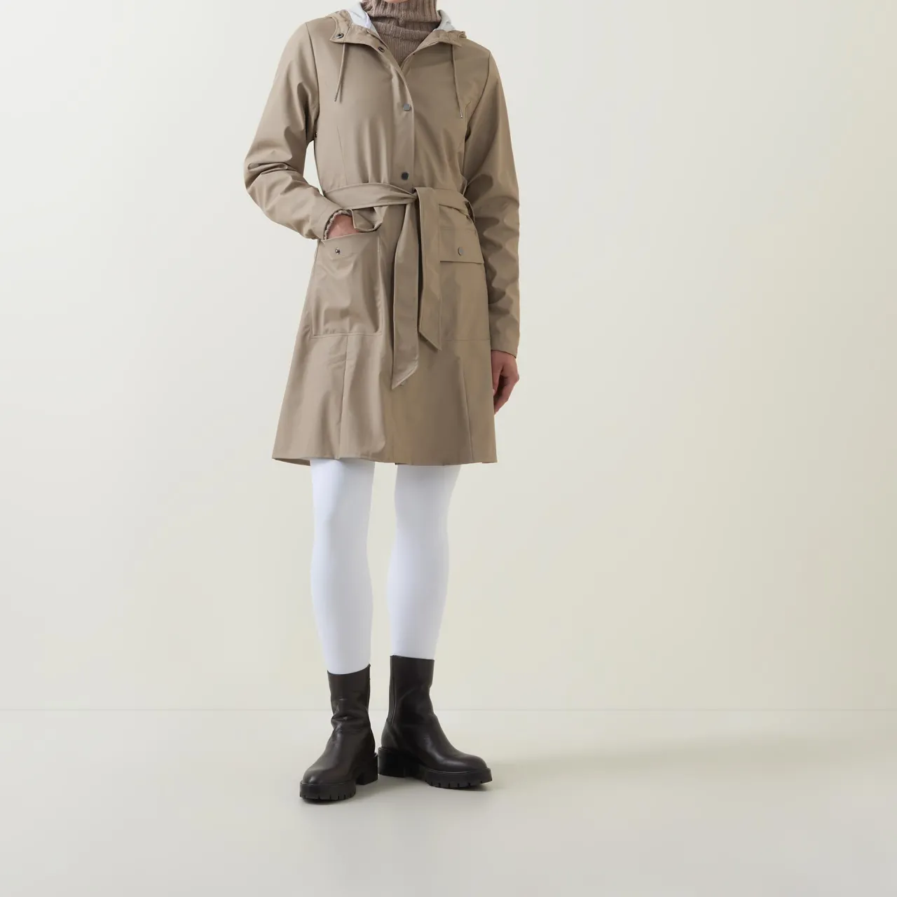 Discount Curve W3 Long Raincoat Women Coats & Jackets