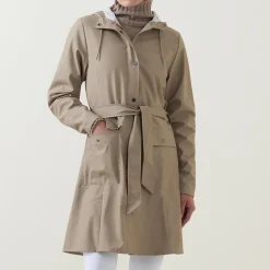 Discount Curve W3 Long Raincoat Women Coats & Jackets