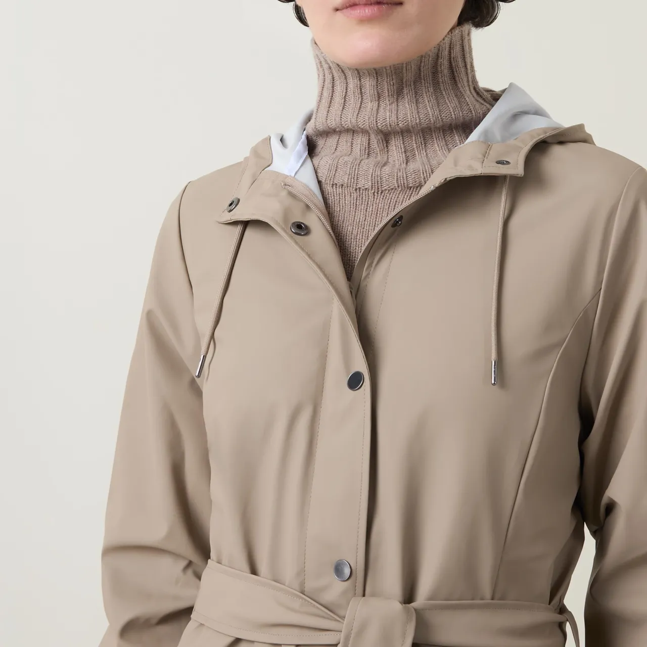 Discount Curve W3 Long Raincoat Women Coats & Jackets
