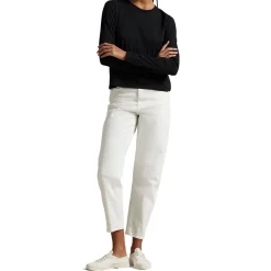 Sale Curved High-Rise Tapered Jeans Women Trousers & Shorts