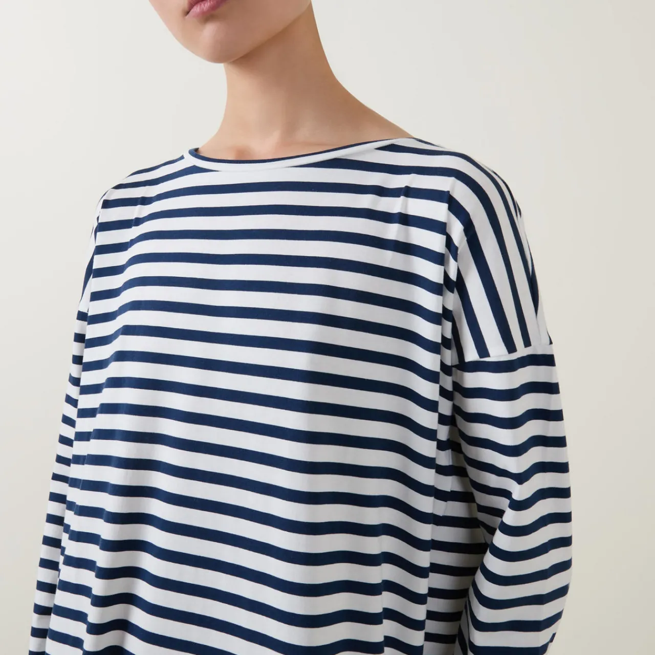 Hot Cyra Stripe Night Dress Women Sleepwear