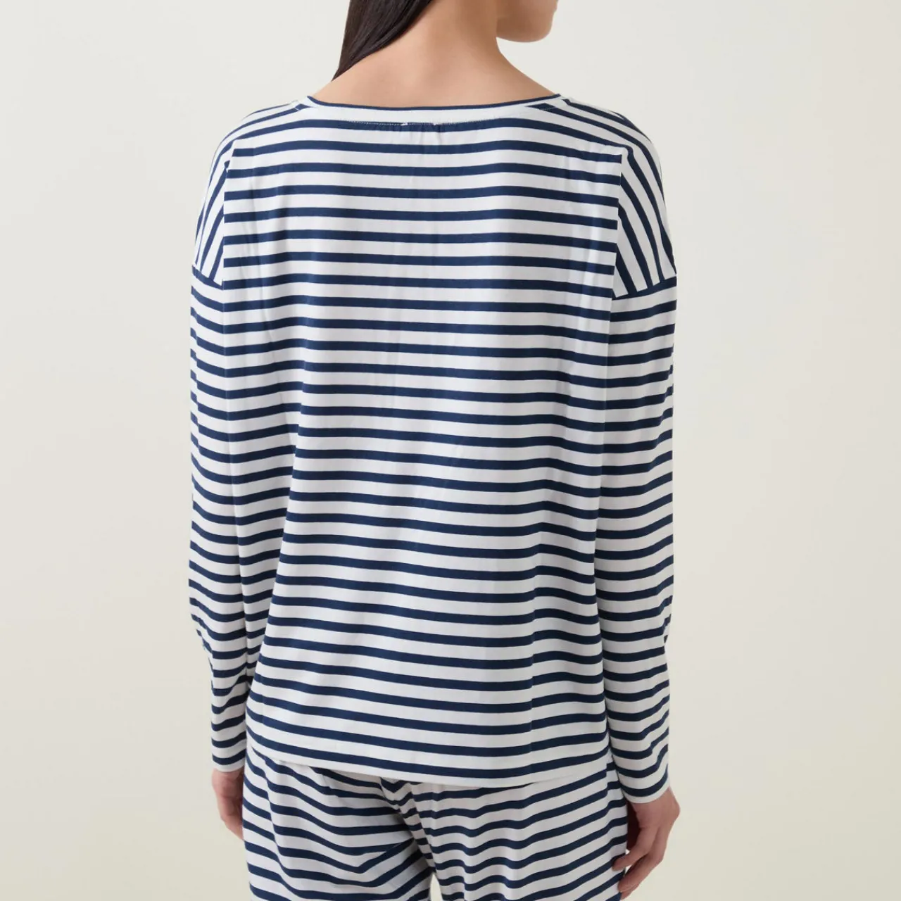 New Cyra Stripe Pyjama Top Women Sleepwear
