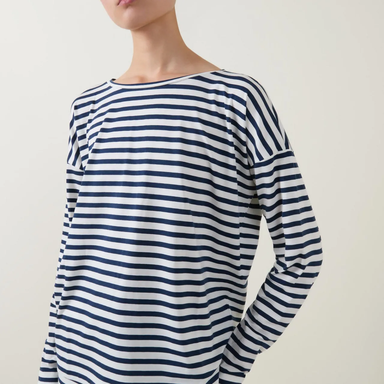 New Cyra Stripe Pyjama Top Women Sleepwear