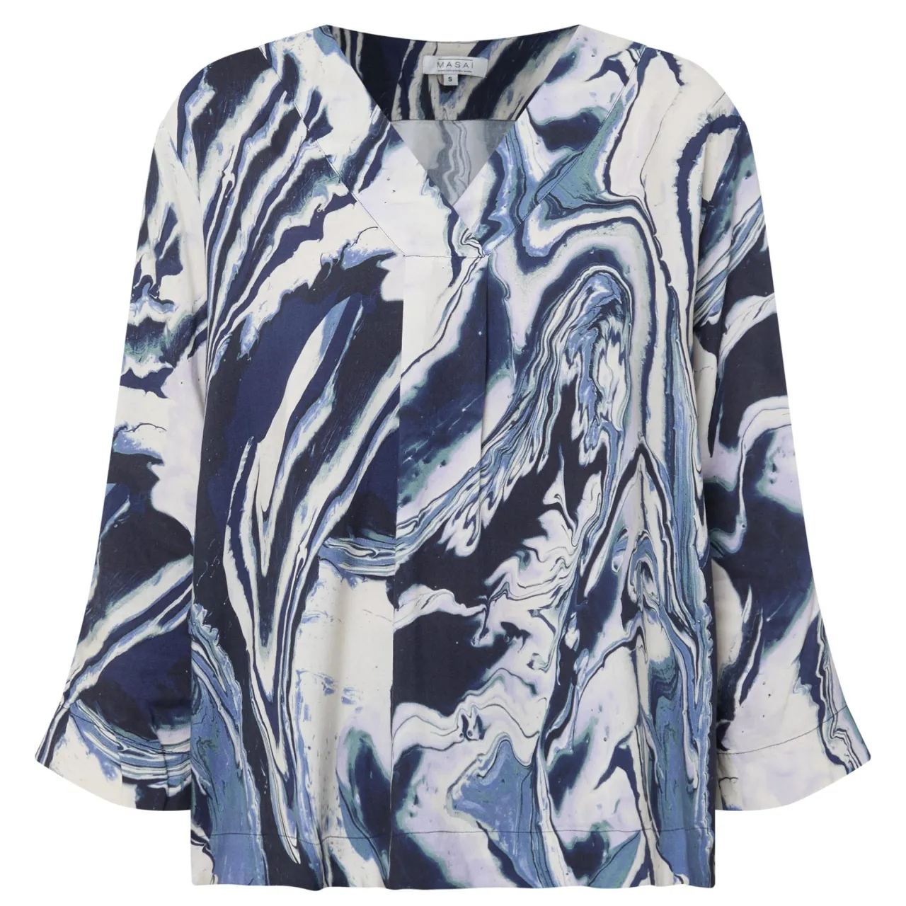 New Daciana Abstract Print Top Women Tops
