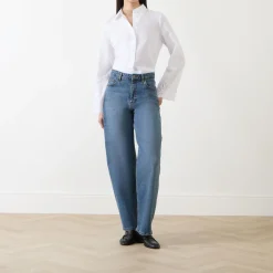 New Dahlia Broderie Anglaise Shirt Women Tops