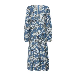 Dahlia Paisley Flared Dress Women Dresses