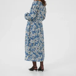 Dahlia Paisley Flared Dress Women Dresses