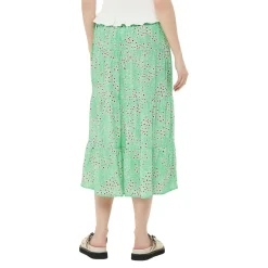 Clearance Daisy Meadow Print Side Tie Midi Skirt Women Skirts