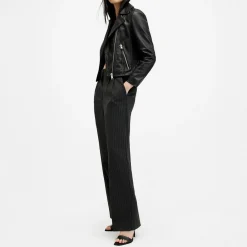 Discount Dalby Leather Biker Jacket Women Coats & Jackets