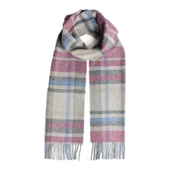 Clearance Damask Tartan Lambswool Scarf Women Scarves