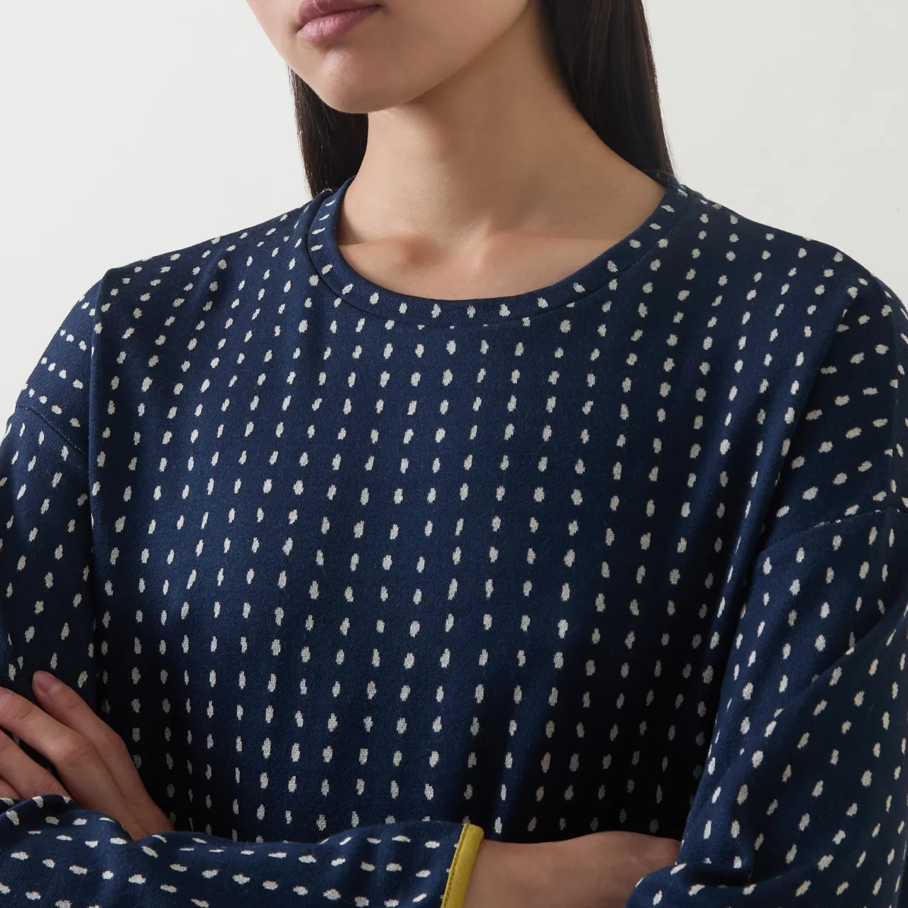 Outlet Damira Dotted Oversized Top Women Tops