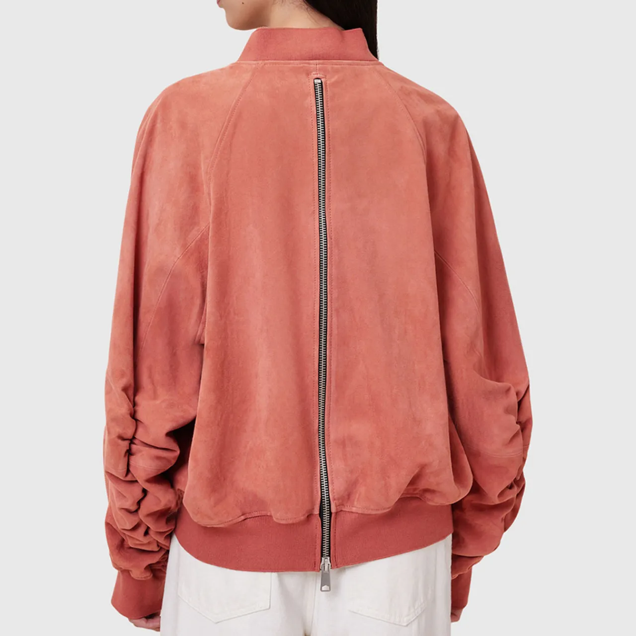 Hot Dana Suede Bomber Jacket Women Coats & Jackets