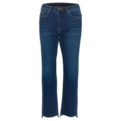 Hot Dango 144 Mid-Rise Straight-Leg Jeans Women Denim