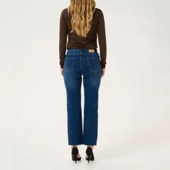 Hot Dango 144 Mid-Rise Straight-Leg Jeans Women Denim