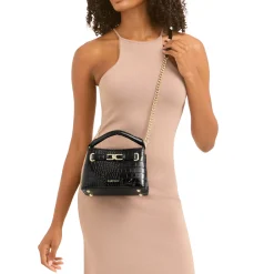 Sale Daniella Mini Croc-Embossed Tote Bag Women Top Handle Bags|Tote Bags