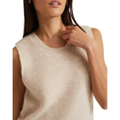 Hot Daniella Sleeveless Knitted Vest Women Sweaters & Cardigans