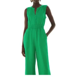 Clearance Danny Linen Jumpsuit Women Jumpsuits