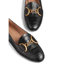 Online Daphne Snaffle Croc-Embossed Loafers Women Loafers