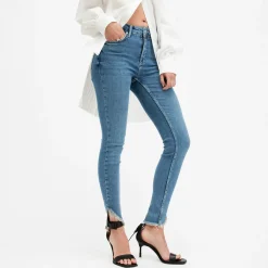 Discount Dax Asymmetric Skinny-Leg Jeans Women Denim