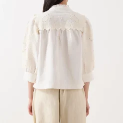 Dea Embroidered Blouse Women Tops