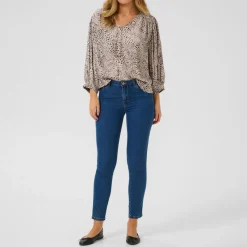 Outlet Debra Leopard Blouse Women Tops